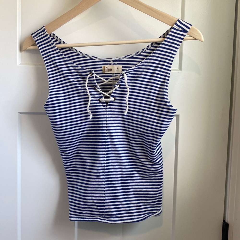 Hollister tank top (wide straps) size Med